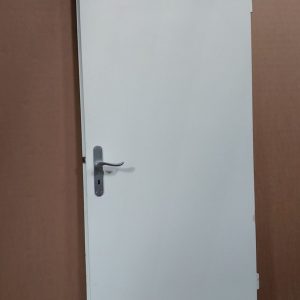 Zimmert&uuml;r,  Holz, wei&szlig; lackiert