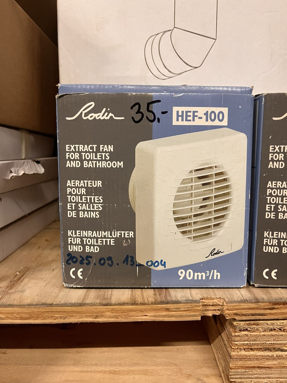 Soler&Palau Kleinraumlüfter für Bad und Toilette, 90m³/h