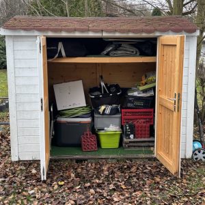 Fahrradgarage f&uuml;r den Garten