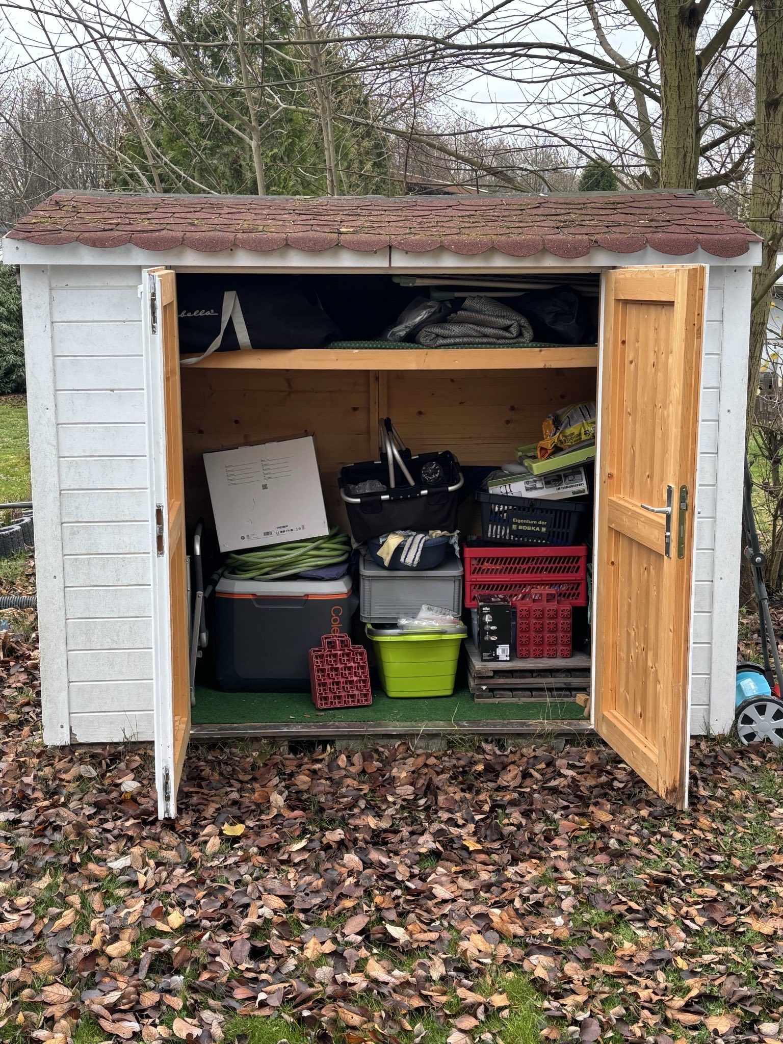 Fahrradgarage für den Garten