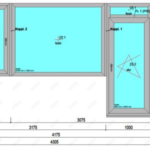 Walter Fenster + Türen: Bockfenster (NEU) + Aufbaukasten Rollladen ROMA